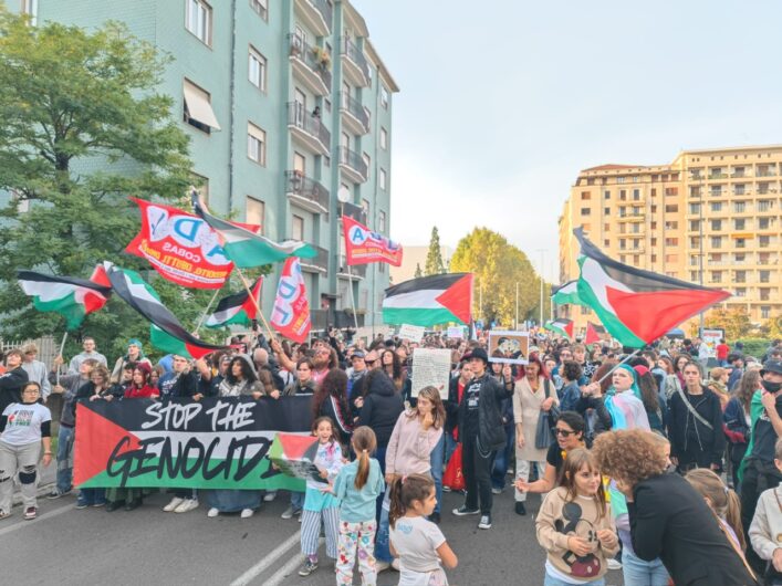 Gaza, cortei al Cristo e sotto la Prefettura: “La manifestazione più partecipata della storia di Alessandria”