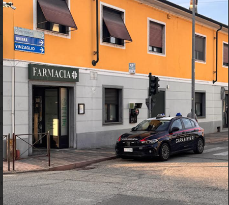 Derubò una farmacia a Vigevano: rintracciato e denunciato