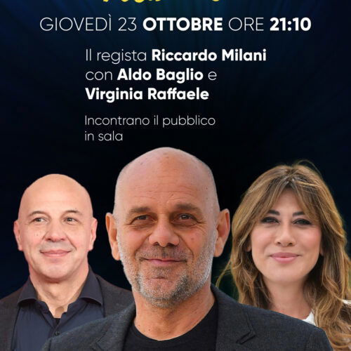 “La vita va così”: Riccardo Milani, Aldo Baglio e Virginia Raffaele al Cineplex Moderno di Spinetta