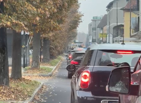 Code all’ingresso di Alessandria per lavori di asfaltature