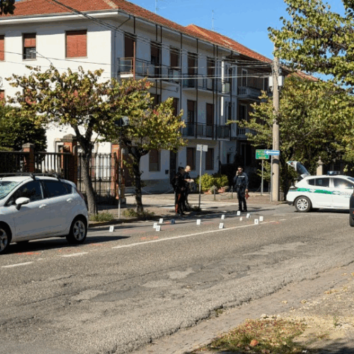 Pedone investito in corso Matteotti a Valenza: portato in ospedale in codice rosso