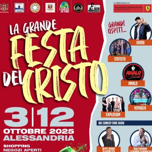 La Festa del Cristo entra nel vivo: una settimana di eventi fino alla grande fiera di domenica 12 ottobre