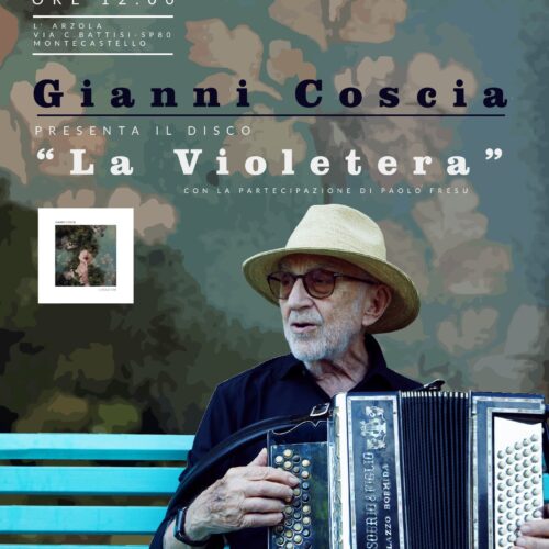 Domenica a Montecastello il fisarmonicista Gianni Coscia presenta il suo disco: ospite Paolo Fresu