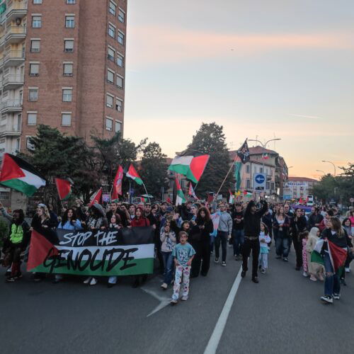 Gaza, cortei al Cristo e sotto la Prefettura: “La manifestazione più partecipata della storia di Alessandria”