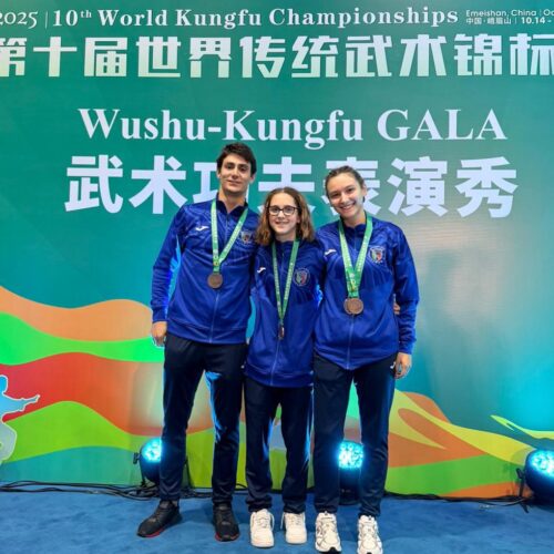 Kung Fu: quattro bronzi per tre atleti alessandrini al mondiale in Cina