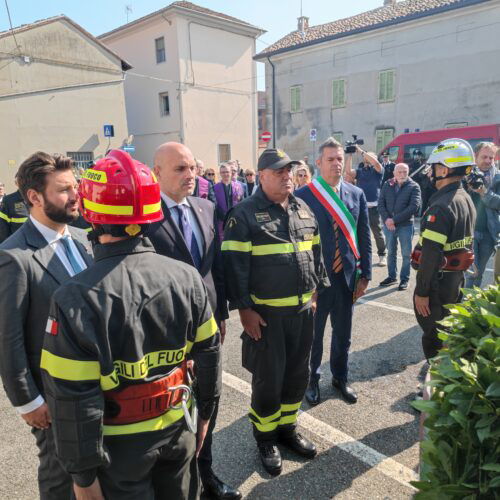 A Quargnento il sottosegretario Prisco ricorda i Vigili del Fuoco morti nel 2019: “Tre servitori dello Stato”