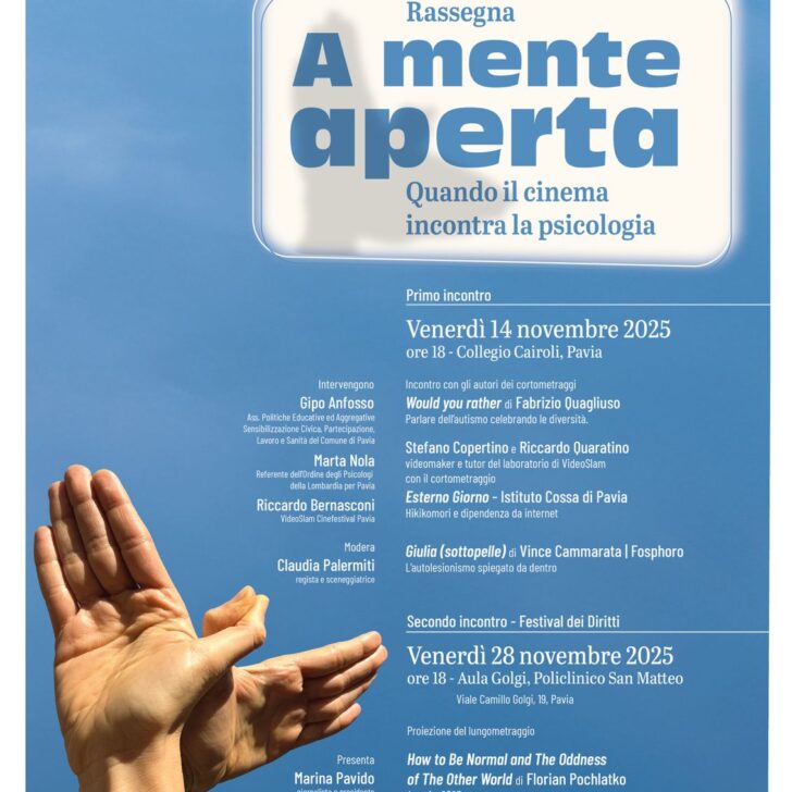 Il cinema che cura: a Pavia la rassegna “A mente aperta” unisce arte e psicologia