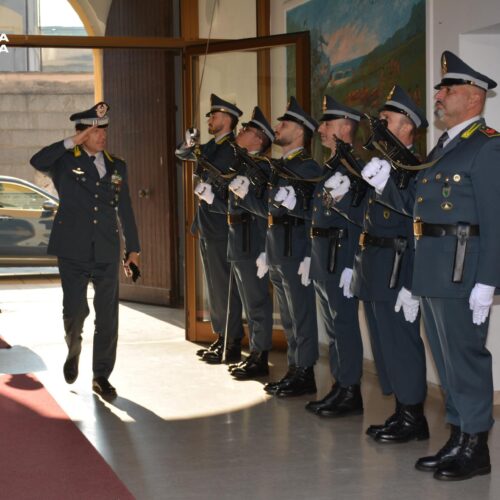 Il Generale Paolo Compagnone in visita al Comando Provinciale della Guardia di Finanza di Pavia