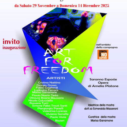 A Vignale la mostra “Art for Freedom” per dare voce alle donne, dall’Iran all’Afghanistan