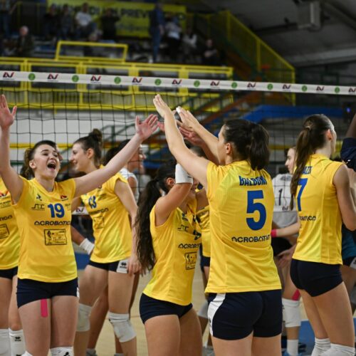 Acrobatica Alessandria rullo compressore: contro Volpiano match senza storia