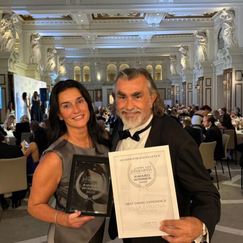 Villa Sparina riceve premio “Best Dining Experience” di Condé Nast a Londra