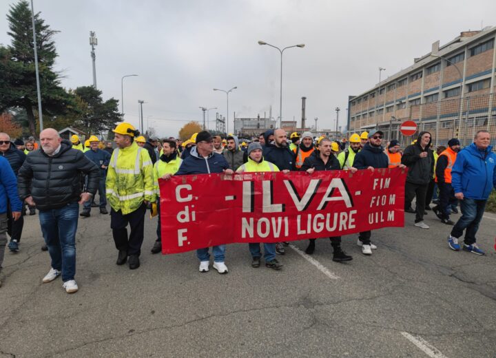 Anche a Novi in strada per difendere lavoro e futuro industriale dell’ex Ilva