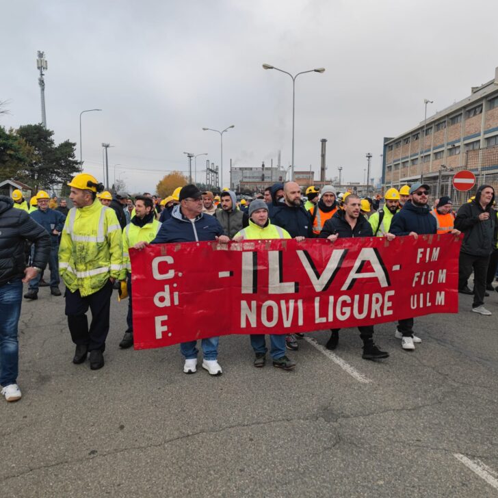 Lavoratori e sindacati ex Ilva Novi: “Pronti a forte percorso di protesta”