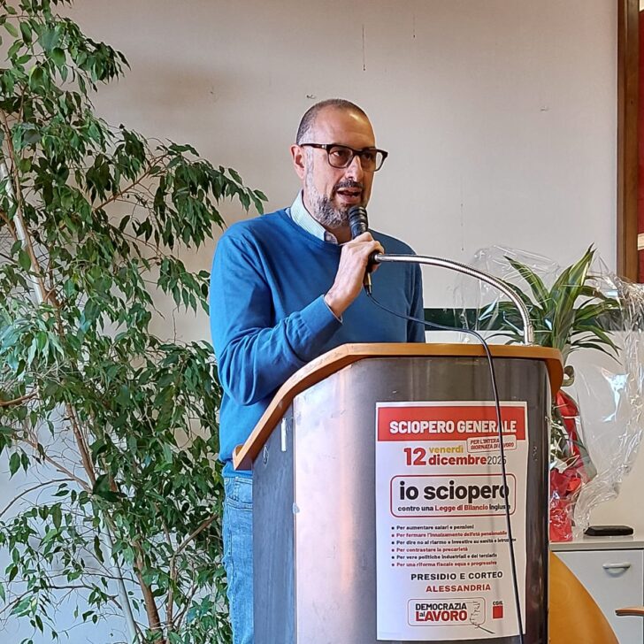 Cgil Alessandria: Mirko Oliaro nuovo Segretario Generale