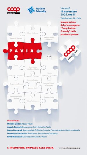 Il supermercato Coop di Pavia diventa “Autism Friendly”: un luogo di spesa accogliente e inclusivo per tutte le persone