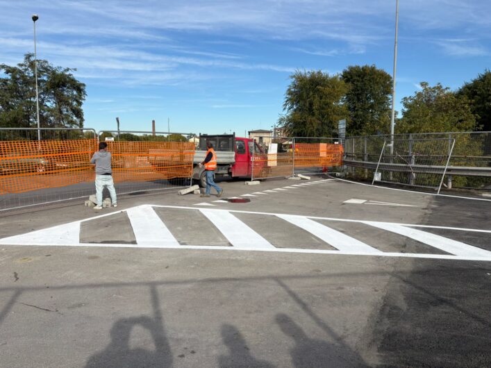 Riaperta la circonvallazione vicino alla rotonda ex Liebig a Tortona