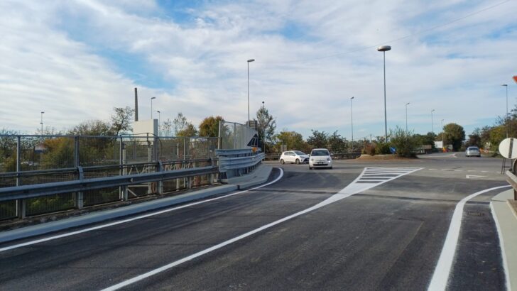 Riaperta la circonvallazione vicino alla rotonda ex Liebig a Tortona