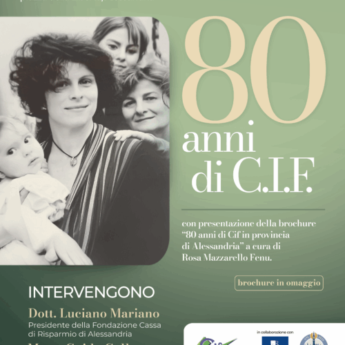 Un incontro e una brochure per gli 80 anni del Cif Alessandria