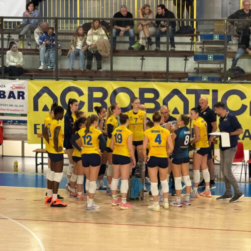 Alessandria Volley ci prova fino alla fine ma non basta: arriva la prima sconfitta stagionale contro Mondovì