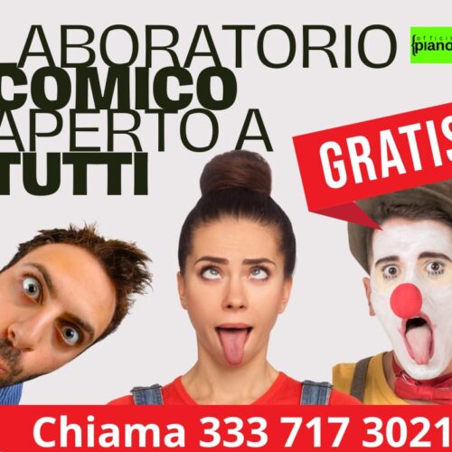 In arrivo il laboratorio di comicità di Officina Piano B