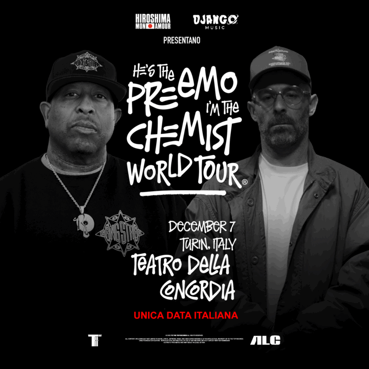 The Alchemist e DJ Premier insieme per un’unica data italiana a Venaria