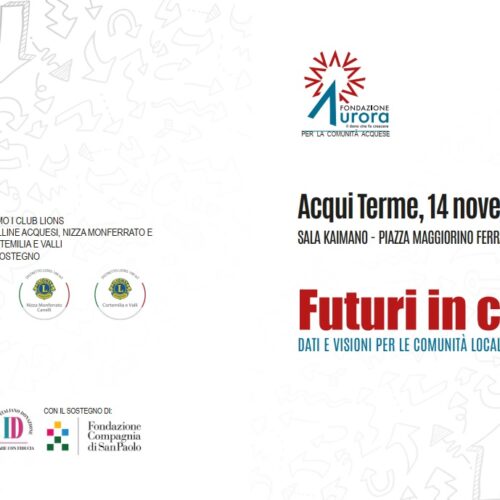 “Futuri in Comune”: ad Acqui si discute di fragilità sociali e del domani delle comunità locali
