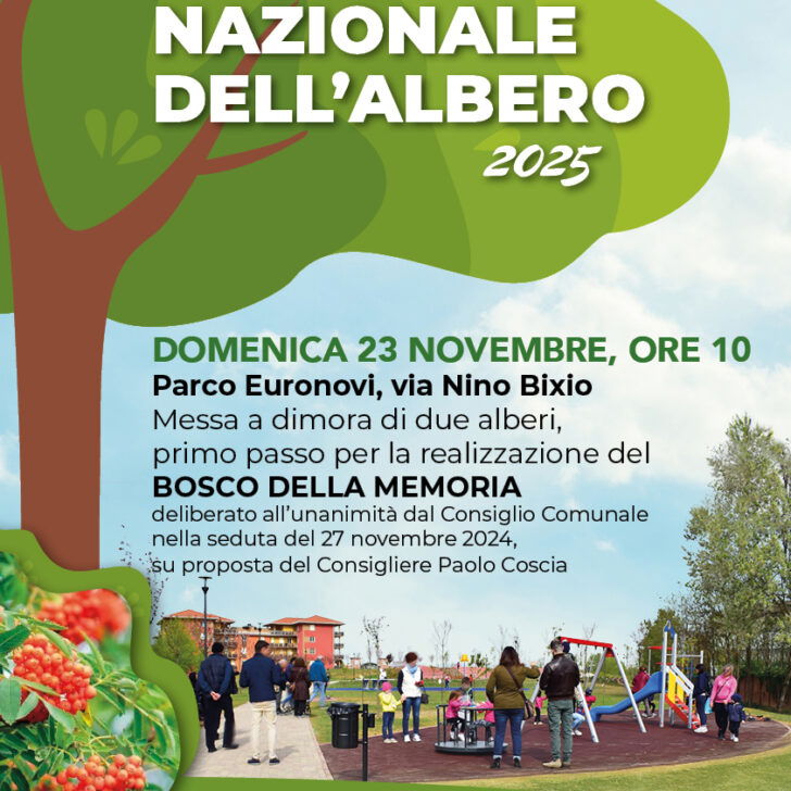 A Novi Ligure nasce il “Bosco della Memoria”: domenica la Giornata dell’Albero al Parco Euronovi