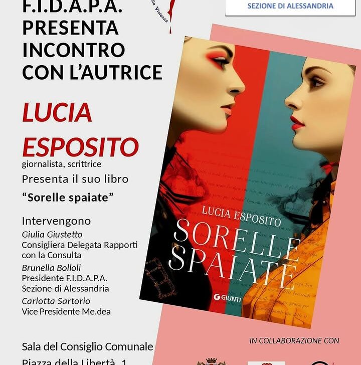 Sorelle spaiate: venerdì 28 novembre la presentazione del libro