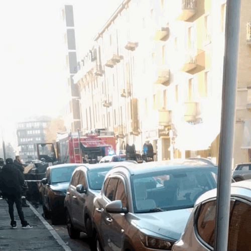 Monopattino a fuoco in corso 100 Cannoni ad Alessandria