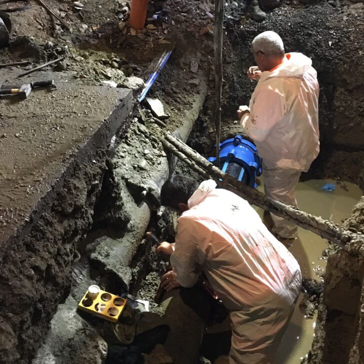 Perdita d’acqua in via Piave, azienda Sogeri: “Fine della riparazione intorno alle 22”