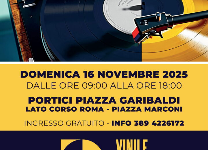 Oggi il romanticismo del vinile in piazza Garibaldi ad Alessandria