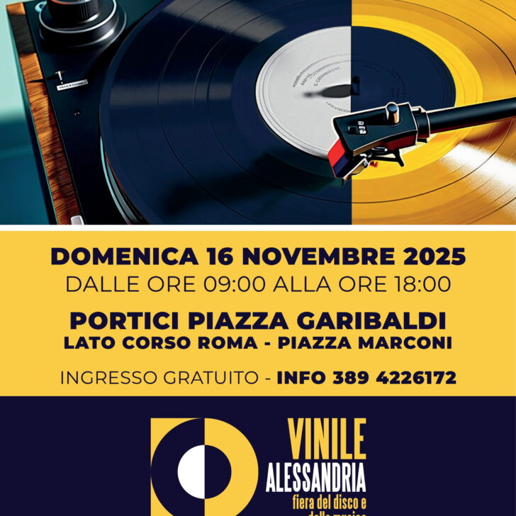 Oggi il romanticismo del vinile in piazza Garibaldi ad Alessandria