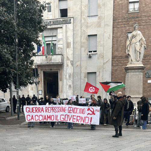 Anche a Pavia studenti in piazza in difesa del popolo palestinese