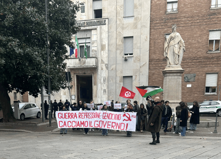 Anche a Pavia studenti in piazza in difesa del popolo palestinese