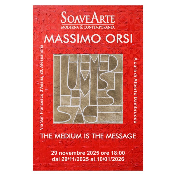 Ad Alessandra la mostra “The medium is the message” di Massimo Orsi