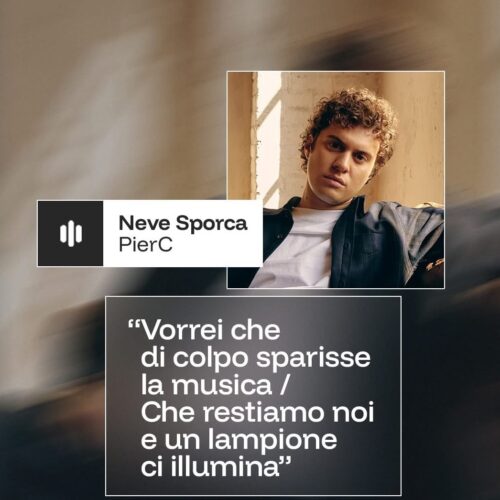 X Factor, il casalese PierC presenta l’inedito “Neve sporca”: primi versi svelati sui social