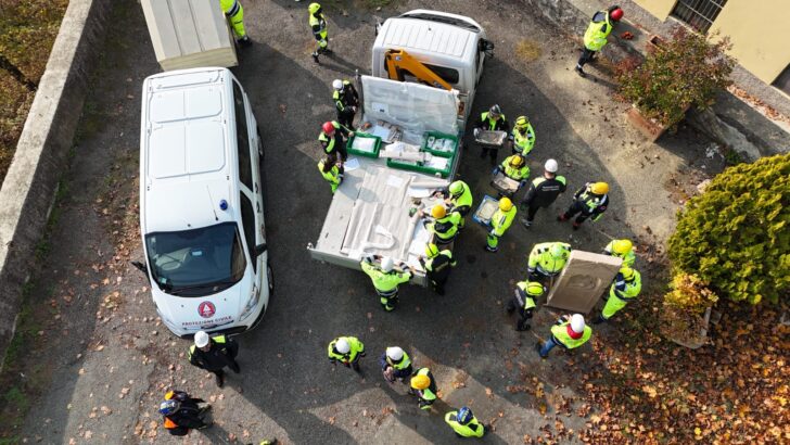 Al Museo Archeologico di Acqui esercitazione di Protezione Civile sulla tutela dei beni culturali