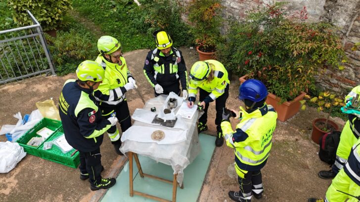 Al Museo Archeologico di Acqui esercitazione di Protezione Civile sulla tutela dei beni culturali