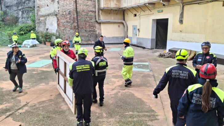 Al Museo Archeologico di Acqui esercitazione di Protezione Civile sulla tutela dei beni culturali