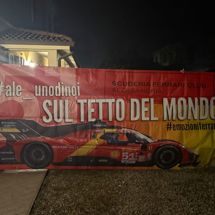 Il tortonese Alessandro Pier Guidi campione del Mondo Endurance con la Ferrari: la gioia del club alessandrino