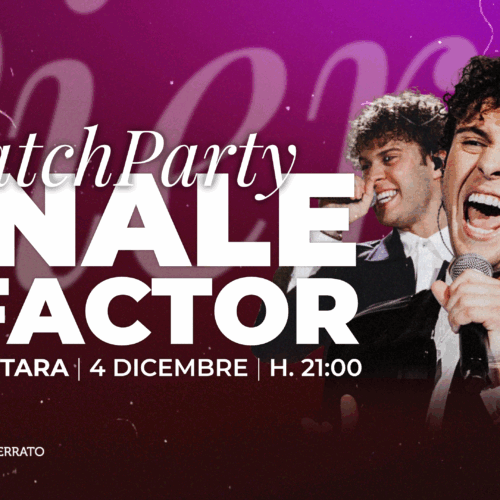 Un maxi schermo per Pierc: Casale si accende per la finale di X Factor