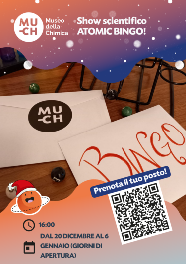 Museo della Chimica a Settimo Torinese: aperture speciali e gli eventi natalizi “Atomic Bingo” e “The Elf on the Lab”
