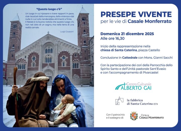 A Casale il presepe vivente per le vie della città