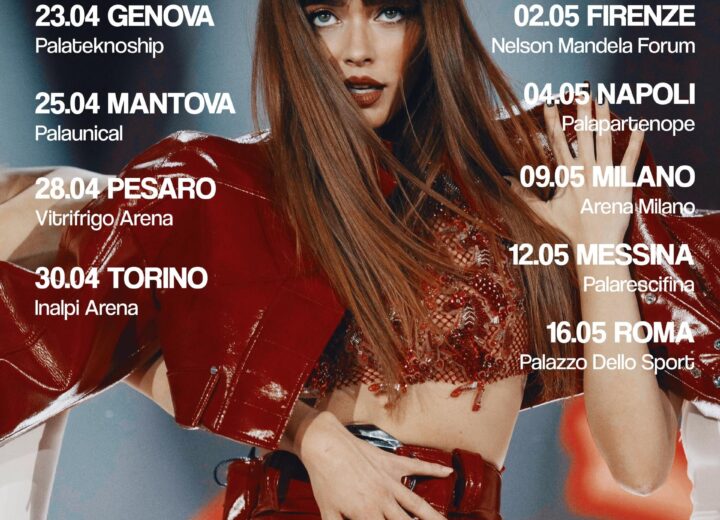 Annalisa annuncia il nuovo tour nei Palasport