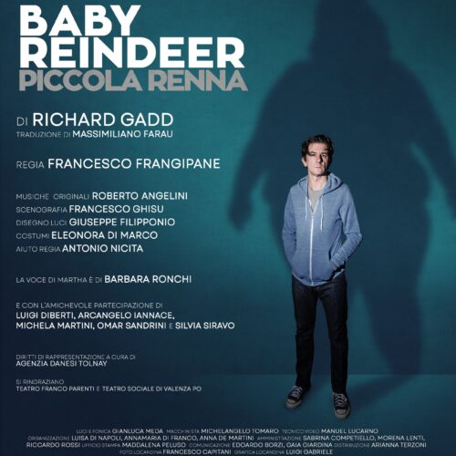 Francesco Mandelli in “Baby Reindeer” al Teatro Sociale di Valenza il 4 dicembre