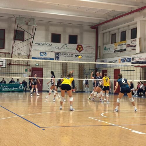 Non basta il cuore: a Villa Cortese terza sconfitta consecutiva per Acrobatica Alessandria