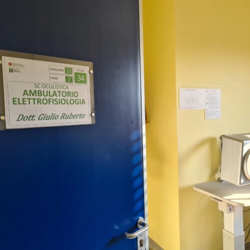 Al San Matteo inaugurato l’Ambulatorio di Elettrofisiologia Oculare dedicato al dottor Giulio Ruberto