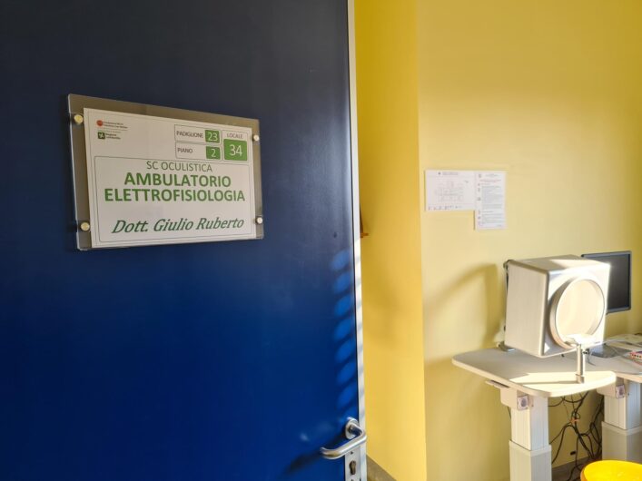 Al San Matteo inaugurato l’Ambulatorio di Elettrofisiologia Oculare dedicato al dottor Giulio Ruberto