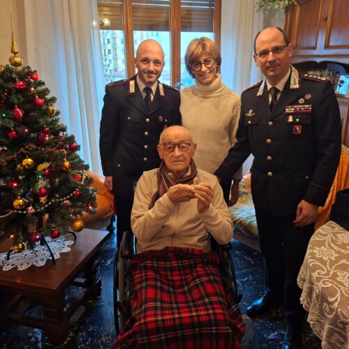 L’Arma festeggia i 102 anni del carabiniere Natale Toccalino