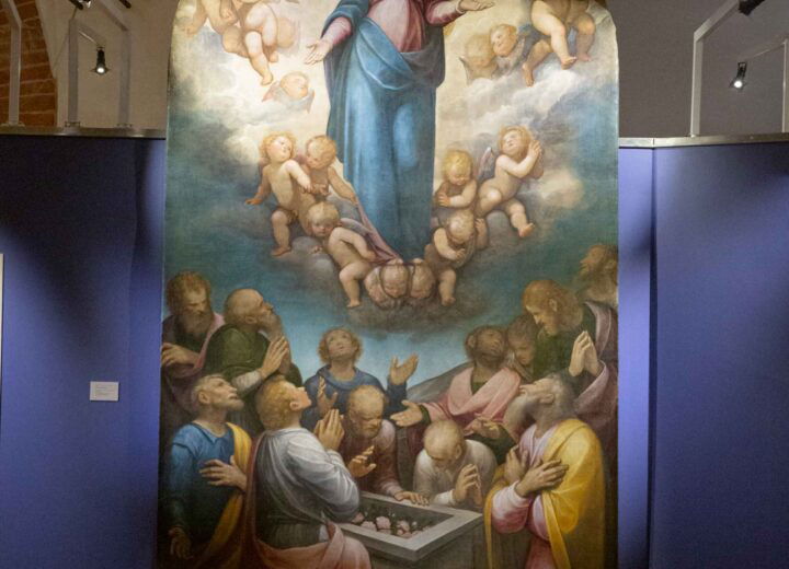 L’Assunzione della Vergine del Moncalvo rinasce dopo il restauro: la grande pala in mostra a Palatium Vetus